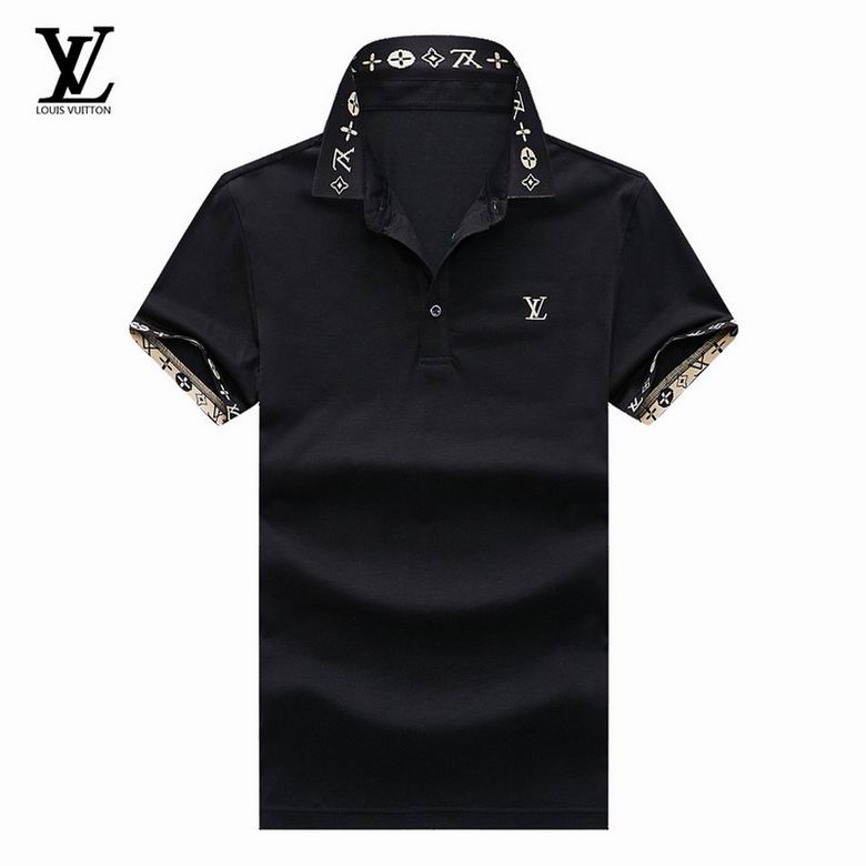 Louis Vuitton POLO shirts men-LV3017P